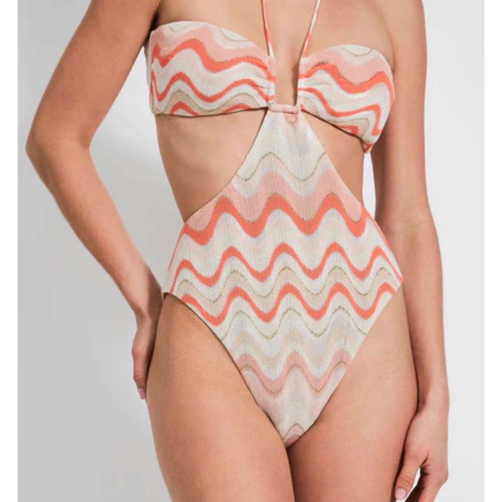 Coral and Gold Devon Windsor ROMI Swim
